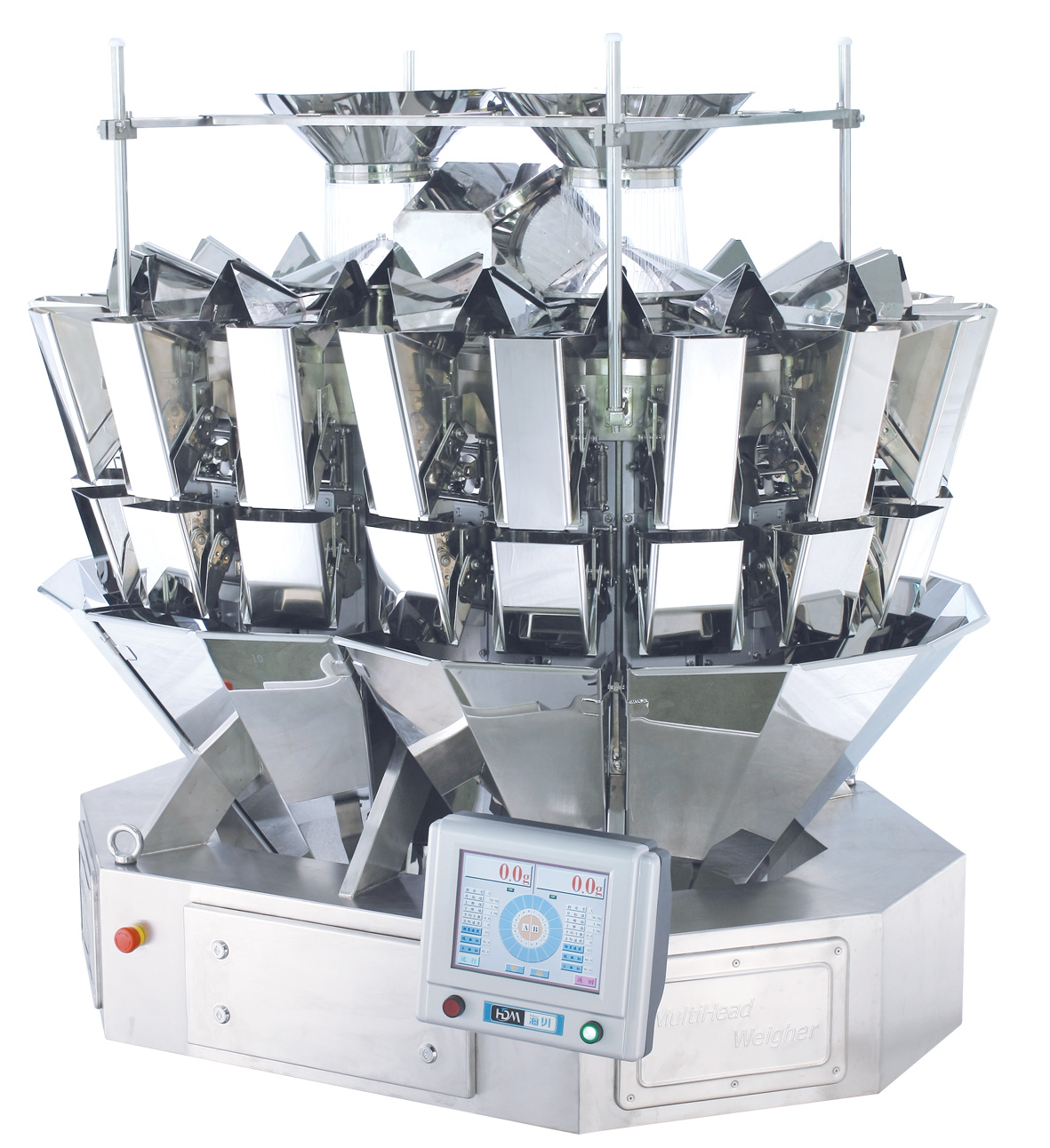 18 heads weigher touch screen